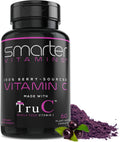 Smarter Raw Whole Food Vitamin C de Bayas, Antioxidantes Premium, Bioflavonoides y Polifenoles, 60 Cápsulas Veganas