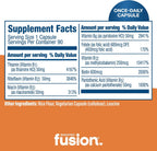 Bariatric Fusion B-50 Complex | Vegan B Vitamins for Women and Men | Easy-to-Swallow Capsules | 8 B Vitamins Including B12 | 90 Capsules | 3-Month Supply