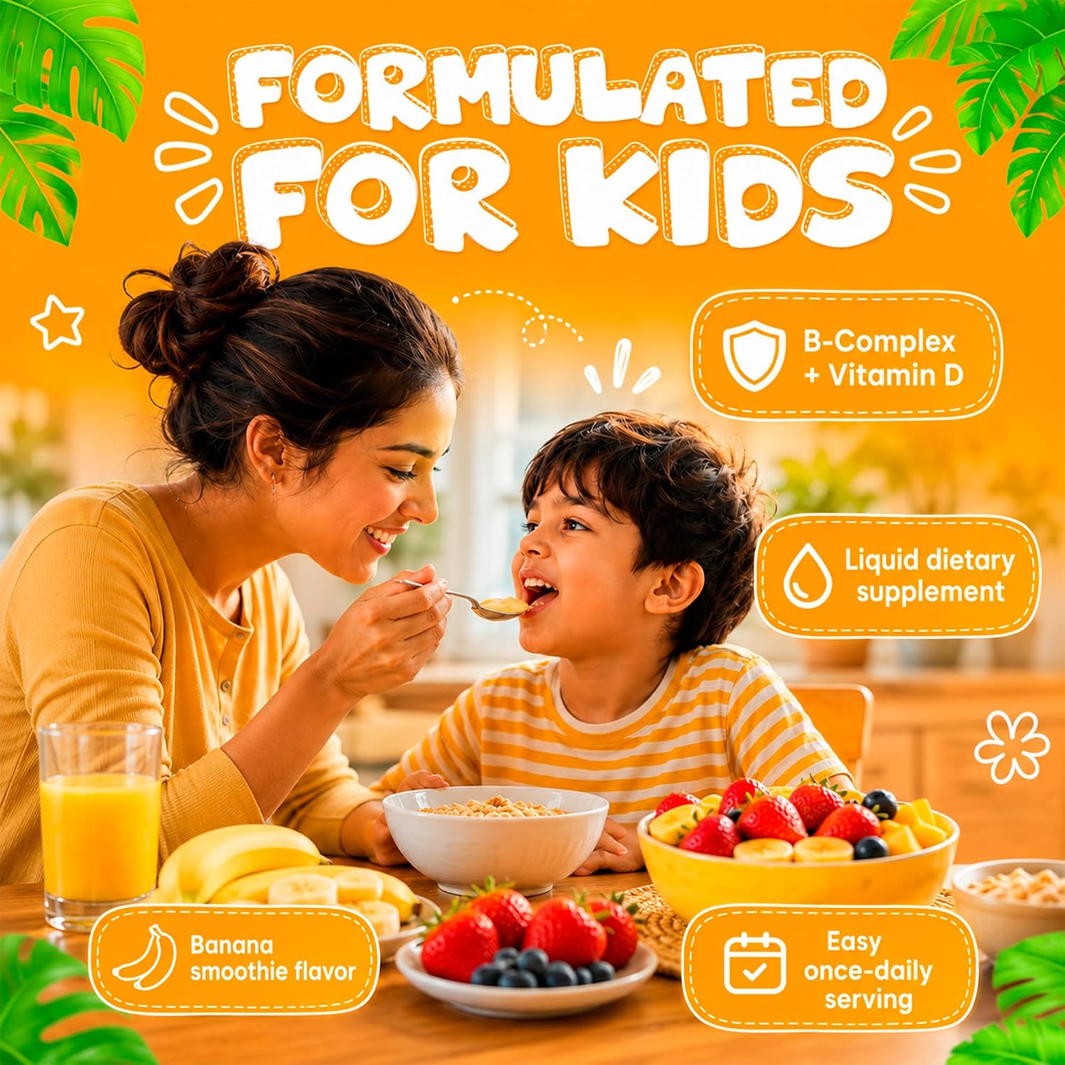 Neurobion Kids B Complex Líquido - Multivitamínico para Niños - 250 ml