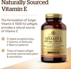 Solgar Vitamina E 670 mg (1000 UI), 100 Cápsulas Blandas