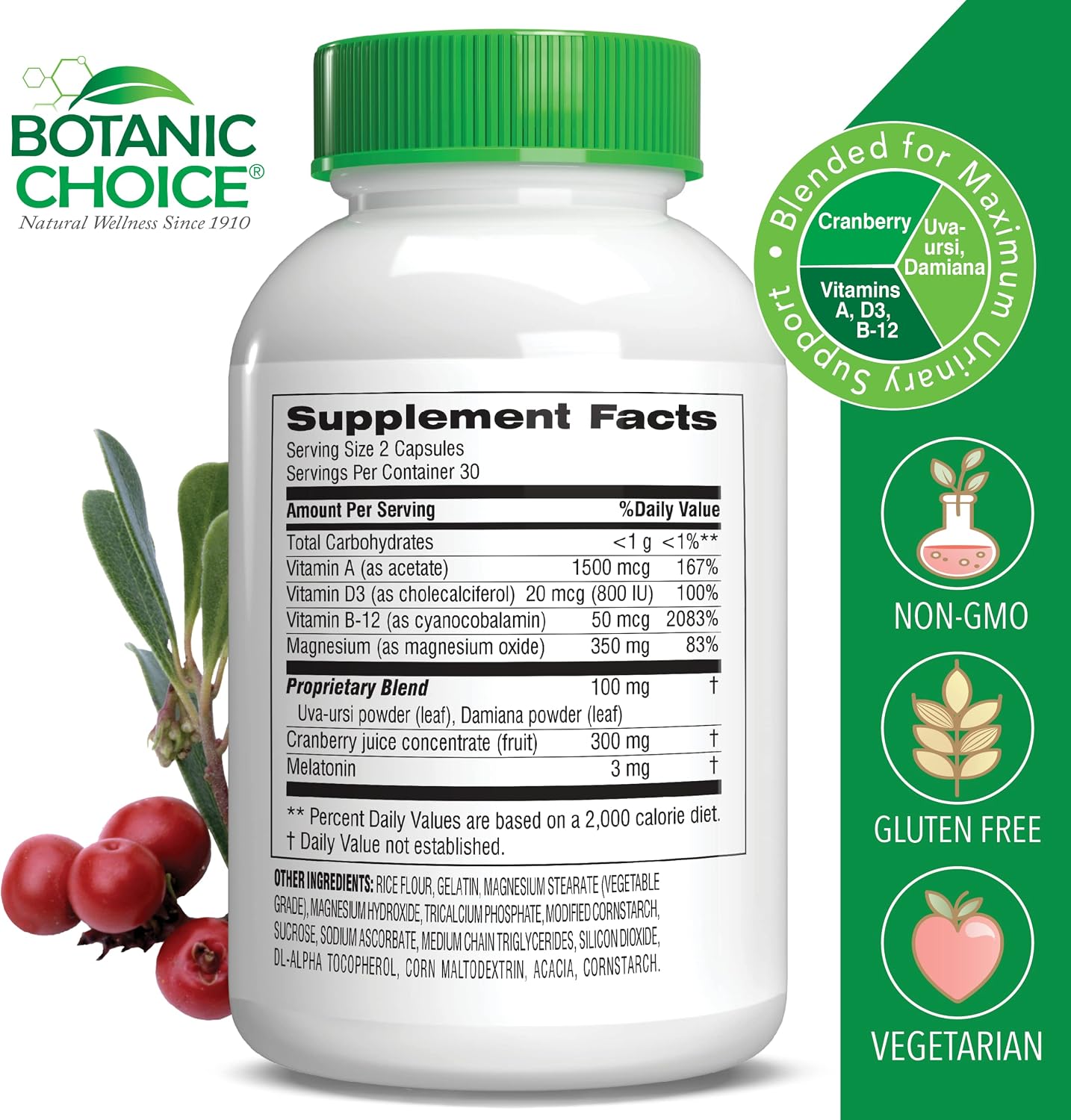 Botanic Choice Pro-Advanced Urinary Formula - 60 Cápsulas