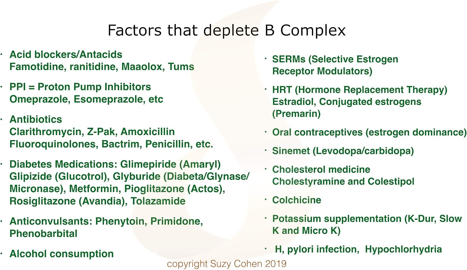 Script Essentials Suzy Cohen, Mito B Complex - Suplemento de Complejo B con 5-MTHF y Adeno B12, 60 Cápsulas