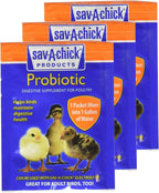 Sav-A-Chick Probiótico para Aves - 3 Sobres (0.17 oz c/u)