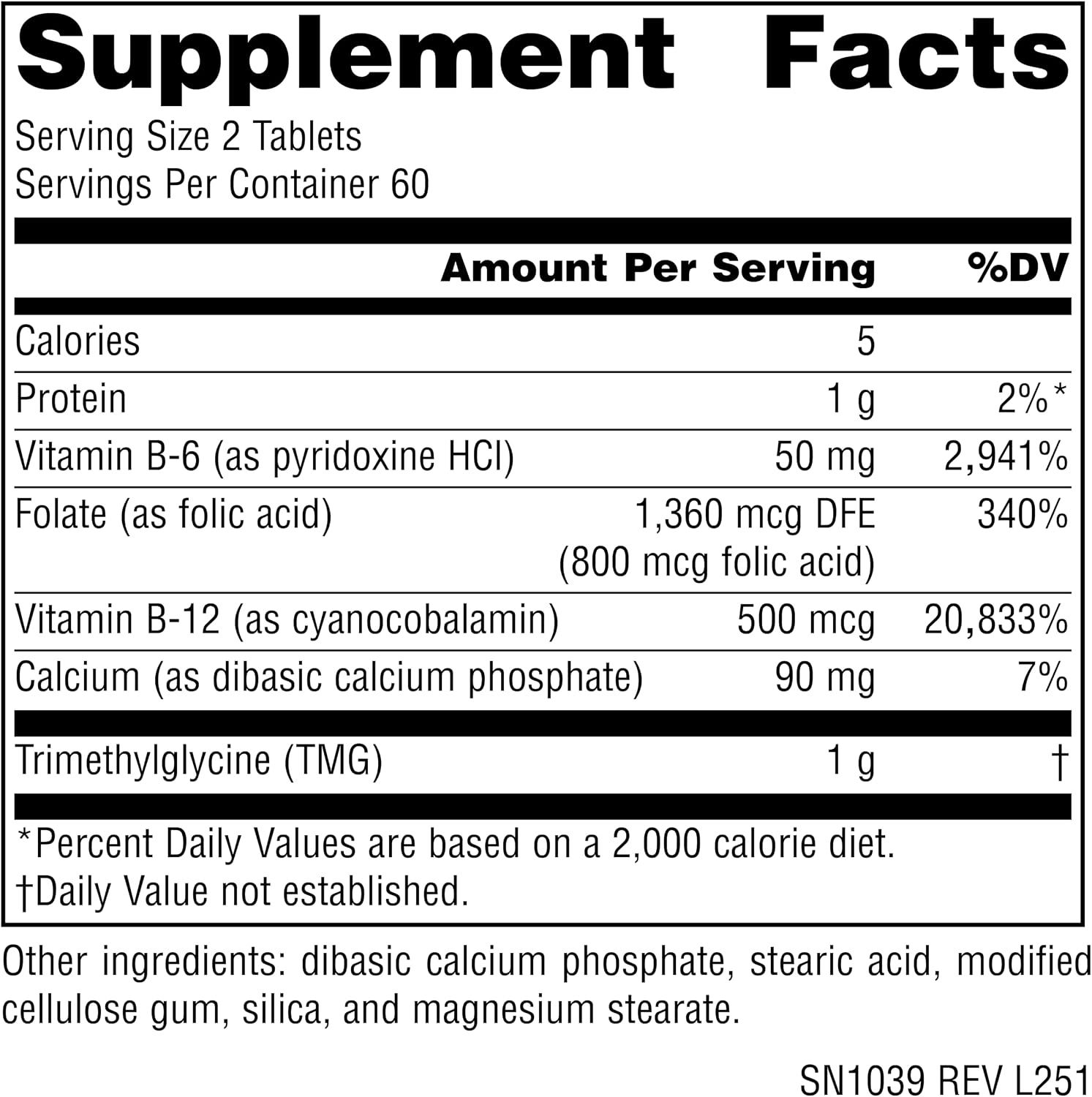 Source Naturals Homocysteine Defense - 120 Comprimidos