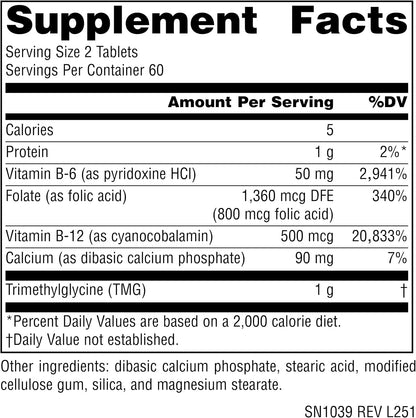 Source Naturals Homocysteine Defense - 120 Comprimidos – Image 2