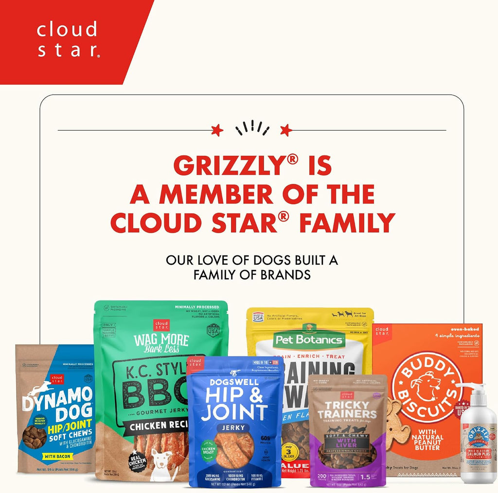 Grizzly Salmon Plus Omega 3-6-9 Suplemento Líquido para Perros y Gatos, 4 oz