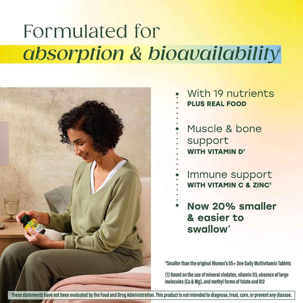 MegaFood Multivitamínico para Mujeres 55+ - 90 Comprimidos Unidosis