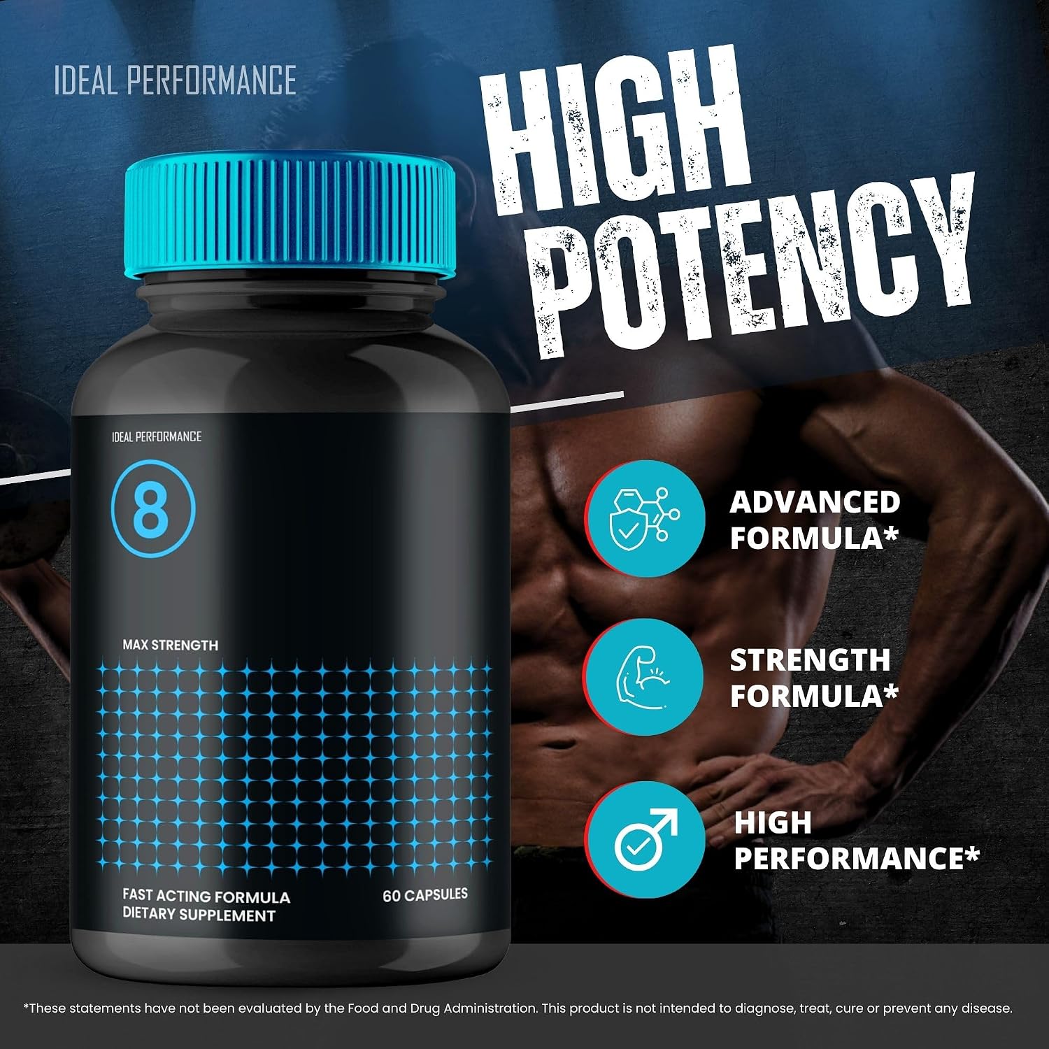 IDEAL PERFORMANCE Performer 8 Pills (180 Cápsulas) - Pack de 3