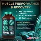 WILD FUEL HMB 3000mg con Vitamina D3 - 180 Cápsulas