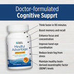 DOCTORS' PREFERRED Mindful Advantage Suplemento para la Memoria y Concentración - 30 Comprimidos