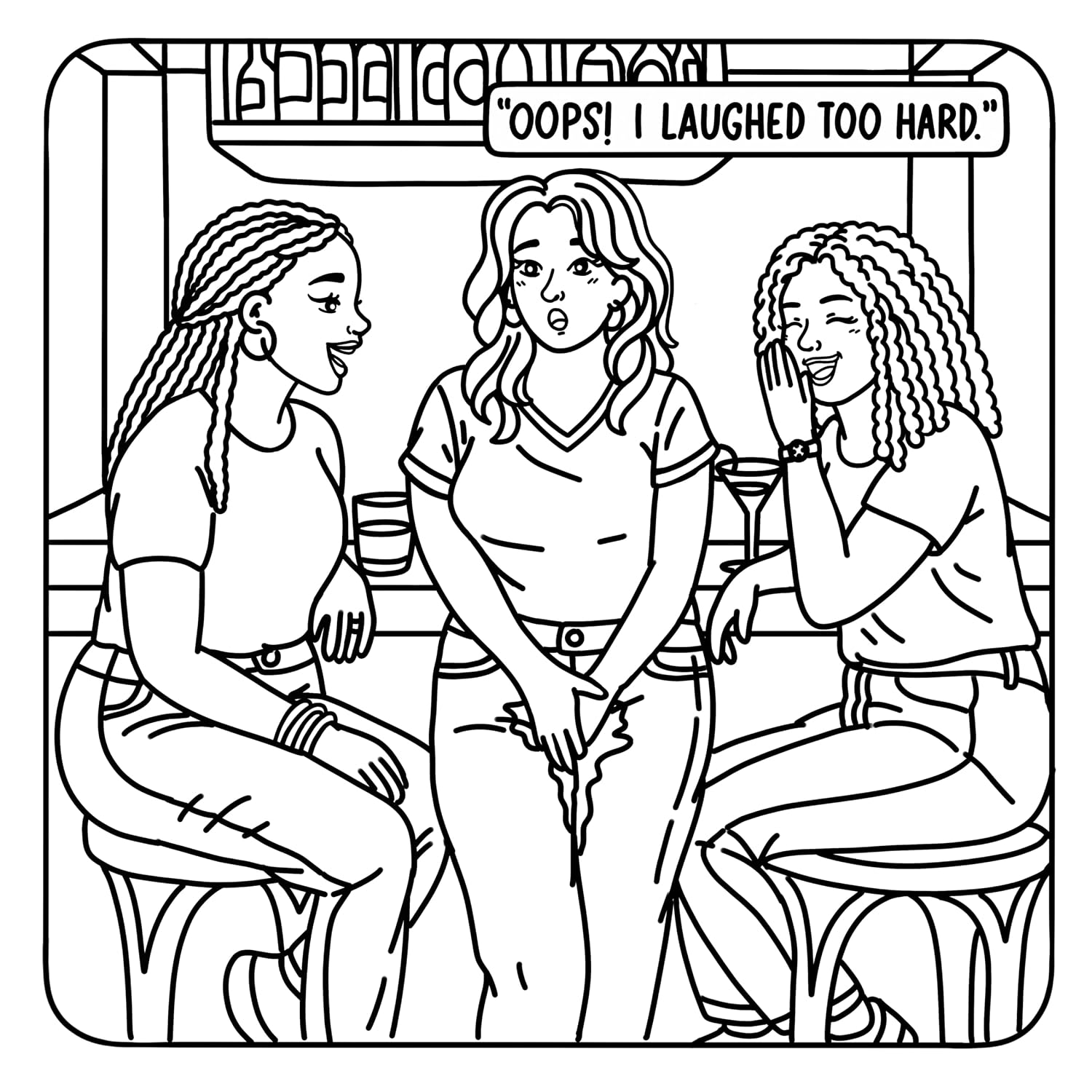 The We Do Not Care Club Coloring Book