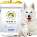 Wholistic Pet Organics Aceite de Salmón Salvaje de Alaska para Perros - Omega 3 EPA y DHA - 500 Cápsulas