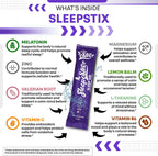 Clean Nutraceuticals Sleep Aid – Polvo de Melatonina con Triptófano, Glicina, Valeriana, Magnesio, L-teanina, Zinc, Inositol, GABA, B6, 5-HTP – 20 Sticks
