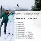 Earth's Splendor Vitamina C 1000 mg – 200 Caplets (2 Paquetes)
