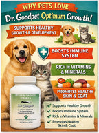 Dr. Goodpet Optimum Growth Formula – Suplemento en polvo para cachorros y gatitos
