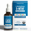 L-Metilfolato Orgánico para Niños + Metil B12 - Forma Sublingual - 5-MTHF - Sabor a Bayas Orgánico - 30 ml