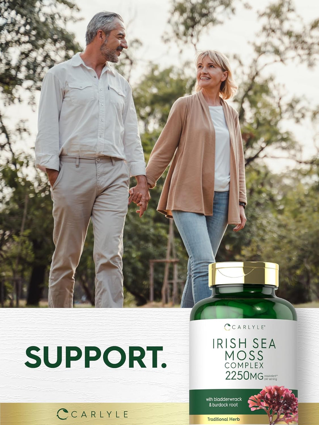 Carlyle Irish Sea Moss Cápsulas - 150 uds - Complejo Herbal