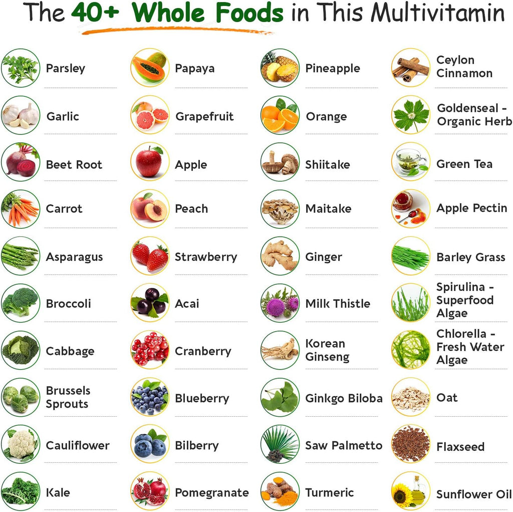 Wholesome Wellness Multivitamínico Completo para Hombres - 120 Comprimidos