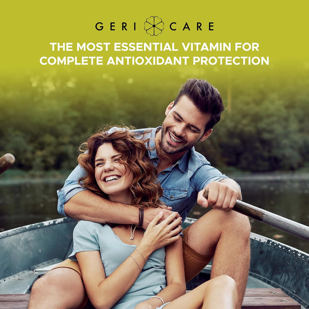 GeriCare Vitamina E Alta Potencia 400 UI (180 mg) - 100 Cápsulas Blandas