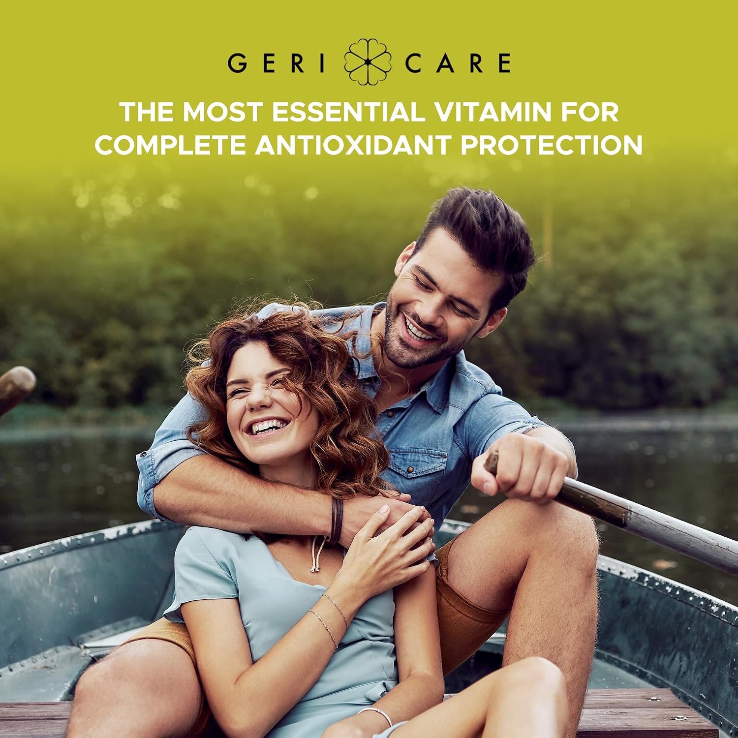 GeriCare Vitamina E Alta Potencia 400 UI (180 mg) - 100 Cápsulas Blandas
