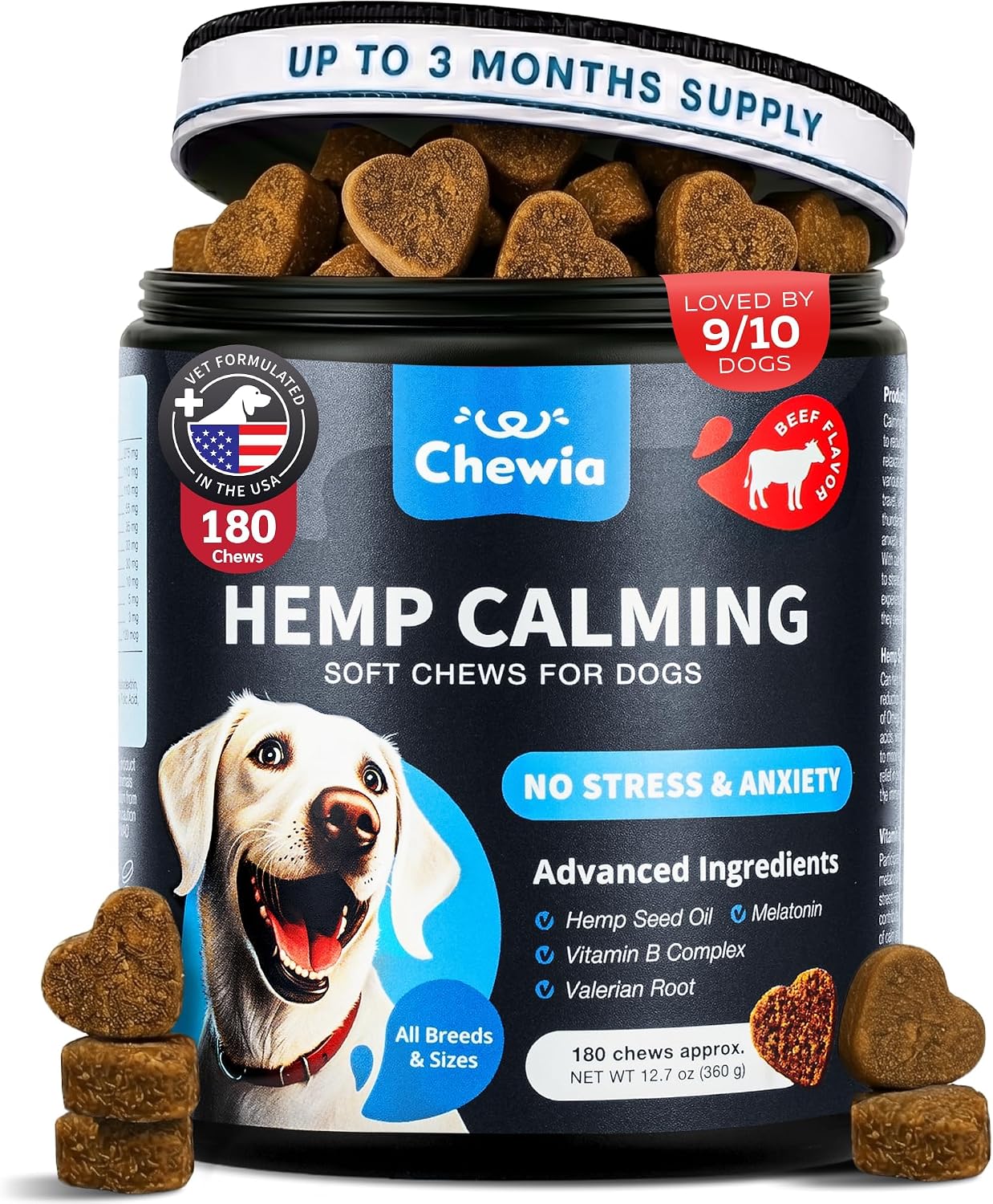Suplemento de arándano rojo para perros – Salud de vejiga y riñones – CHEWIA