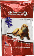 K9 Immunity Plus - Refuerzo Inmune Potente para Perros de más de 70 lbs - 90 Masticables Suaves