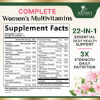 Nature's Nutrition Multivitamínico para Mujer – Complejo de Vitaminas y Minerales, 60 Cápsulas