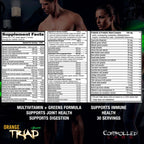 CONTROLLED LABS Orange Triad Plus Greens - Multivitamínico Deportivo para Hombres y Mujeres, 30 Dosis