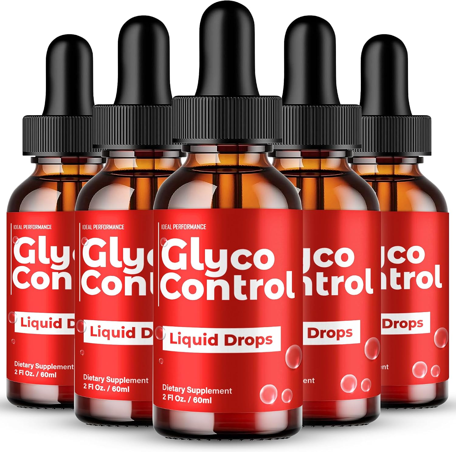 Glyco Control Drops – Gotas Líquidas de Fórmula Natural para la Salud Sanguínea (5 Envases)