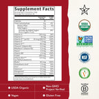 Garden of Life Organics Vitaminas para Niños en Gomitas – Multivitamínico Completo con B12, C y D3, Sabor Afrutado, USDA Orgánico, Non-GMO, Vegano, 120 Gomitas