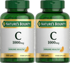 Nature's Bounty Vitamin C 1000 mg, Immune Support, Antioxidant, 100 Tablets