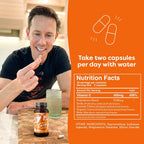 FlavCity Vitamina C C-Ya Later! Superfood-Derived Immunity Support - 500% Valor Diario (60 Cápsulas)