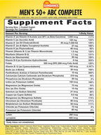 Sundance Multivitamínico para Hombres 50+ Comprimidos | con Vitaminas A, C, E, B6, B12 | Fórmula Multimineral | No Transgénico y Sin Gluten
