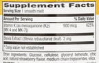 Country Life Vegan K2 Melts 500 mcg – 60 Comprimidos de Fusión Veganos