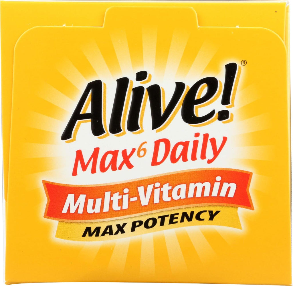 Nature's Way Alive! Max 6 Daily Multi-Vitamin - 90 Cápsulas Veganas