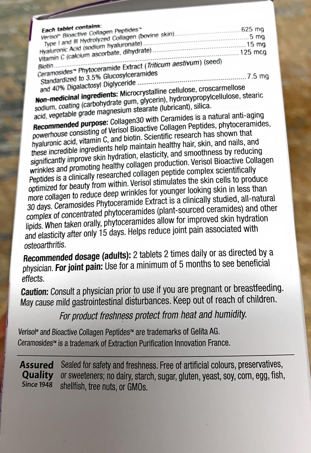 Webber Naturals Collagen 30 con Biotina y Ceramidas, 200 Comprimidos