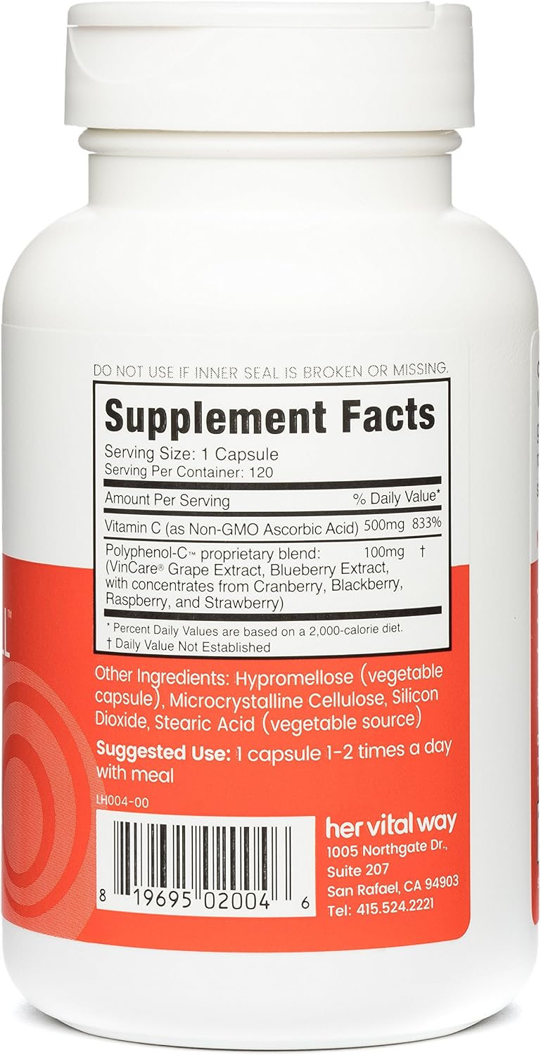C-BerryWell Vitamina C con Polifenoles de Bayas - her vital way