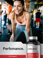 Horbäach L-Citrulina – 2400 mg – 180 Cápsulas – Libre de Gluten y OMG