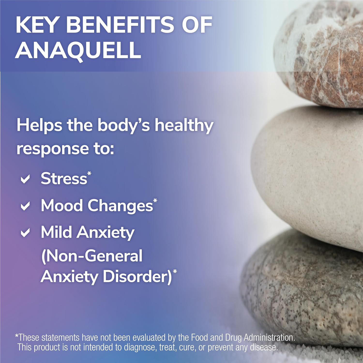 Tesseract Medical Research AnaQuell QR - Suplemento para el Alivio del Estrés y Apoyo al Estado de Ánimo, 45 Cápsulas