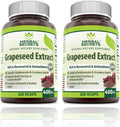 Herbal Secrets Extracto de Semilla de Uva 400 mg - 120 Cápsulas Vegetales (Pack de 2)