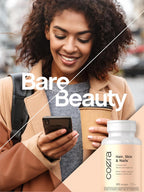 Coera Vitaminas para Cabello, Piel y Uñas con Colágeno, Biotina y Aceite de Argán Marroquí | 165 Cápsulas Blandas | Suplemento No GMO y Sin Gluten para Hombres y Mujeres