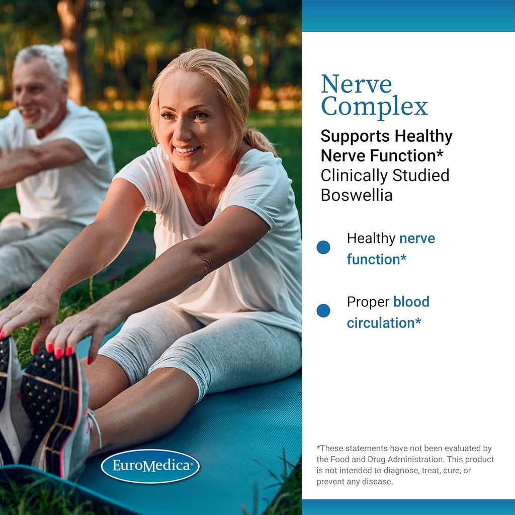 Euromedica Nerve Complex Cápsulas, 60 unidades