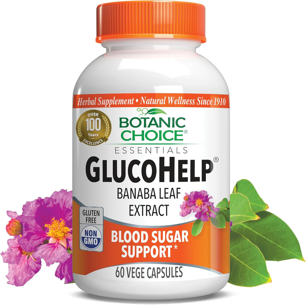 Botanic Choice Gluco Help Extracto de Hoja de Banaba - 60 Cápsulas