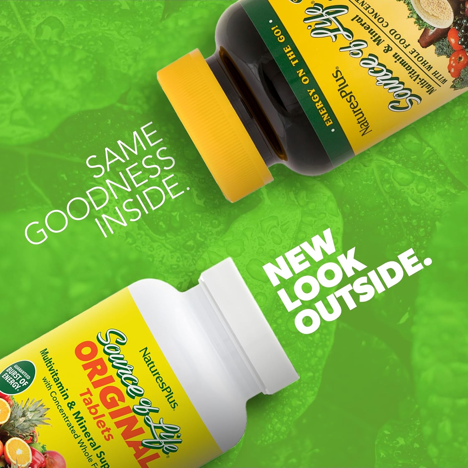 NaturesPlus Source of Life - 90 Tablets - Multivitamin and Mineral with Whole Food Concentrates - Gluten-Free, Vegetarian