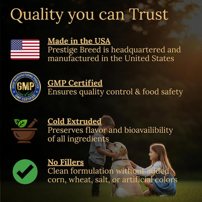 Multivitamínicos Prestige Breed, Nutrición Equilibrada para tu Labrador, 90 unidades, Sabor a Bacon – Image 3