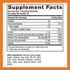 Zicam Gominolas de Apoyo Inmunitario Diario, con Zinc, Vitamina C y D, Sabor Cítrico Fresa, 70 unidades