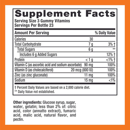 Zicam Gominolas de Apoyo Inmunitario Diario, – Zinc: mineral esencial que contribuye al funcionamiento normal del – Image 6