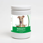 Healthy Breeds Golosinas Blandas de Aceite de Salmón para Perros Italian Greyhound, 120 Unidades