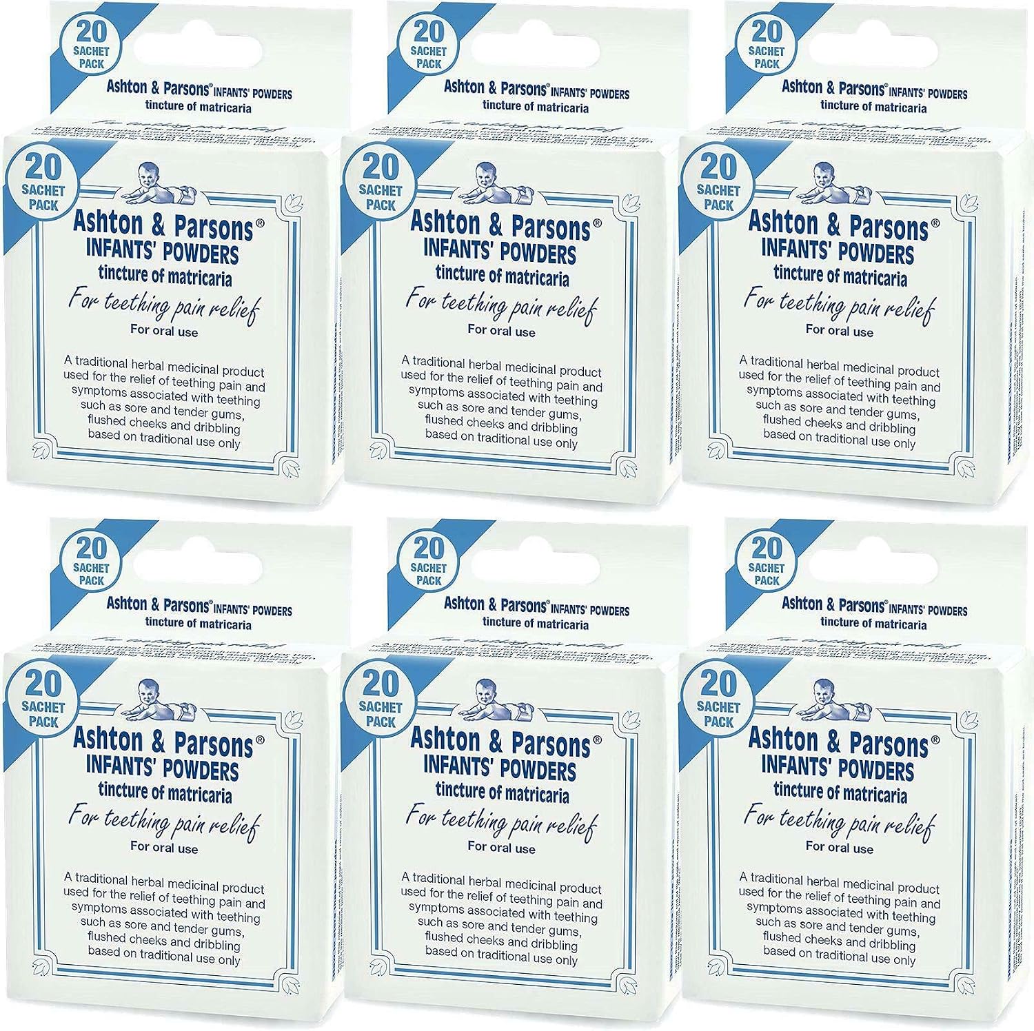 Ashton & Parsons Infant's Powders - 6 Sobres