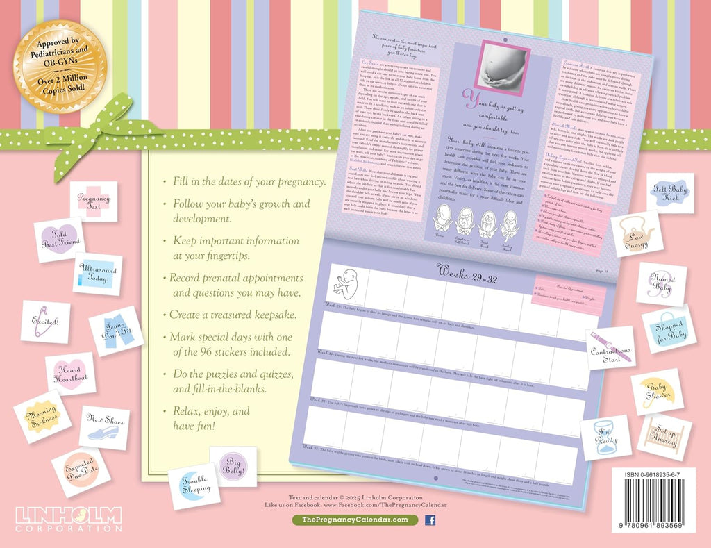 The Pregnancy Calendar: Your 40-Week Guide to Prenatal Care and Fetal Development